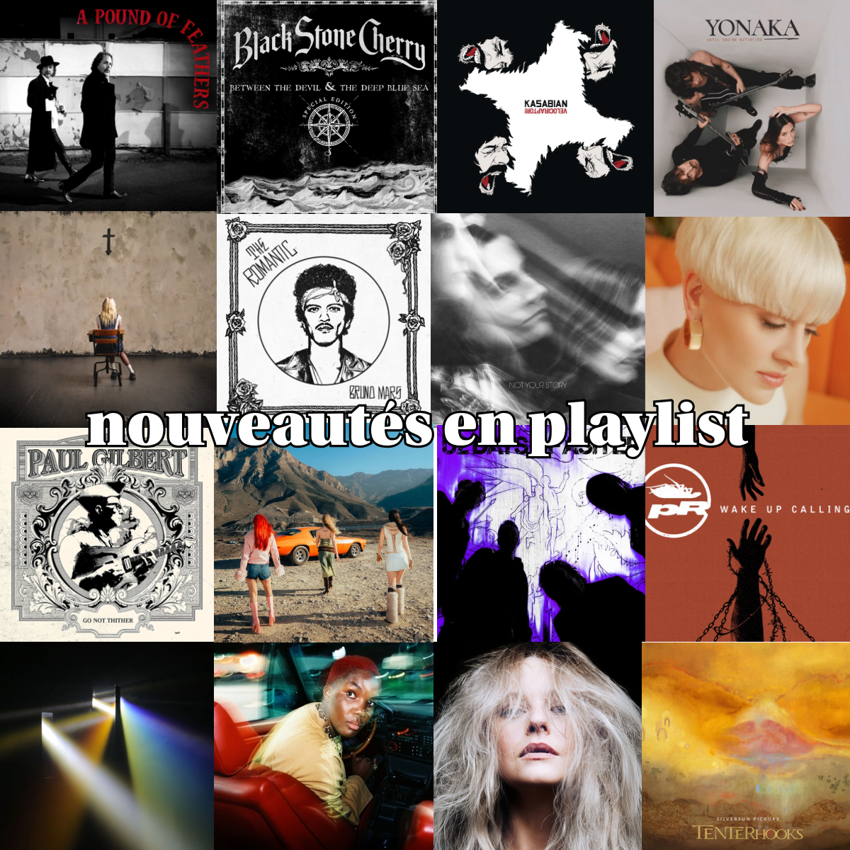 Quelques unes des nouveautés à écouter sur Zicline