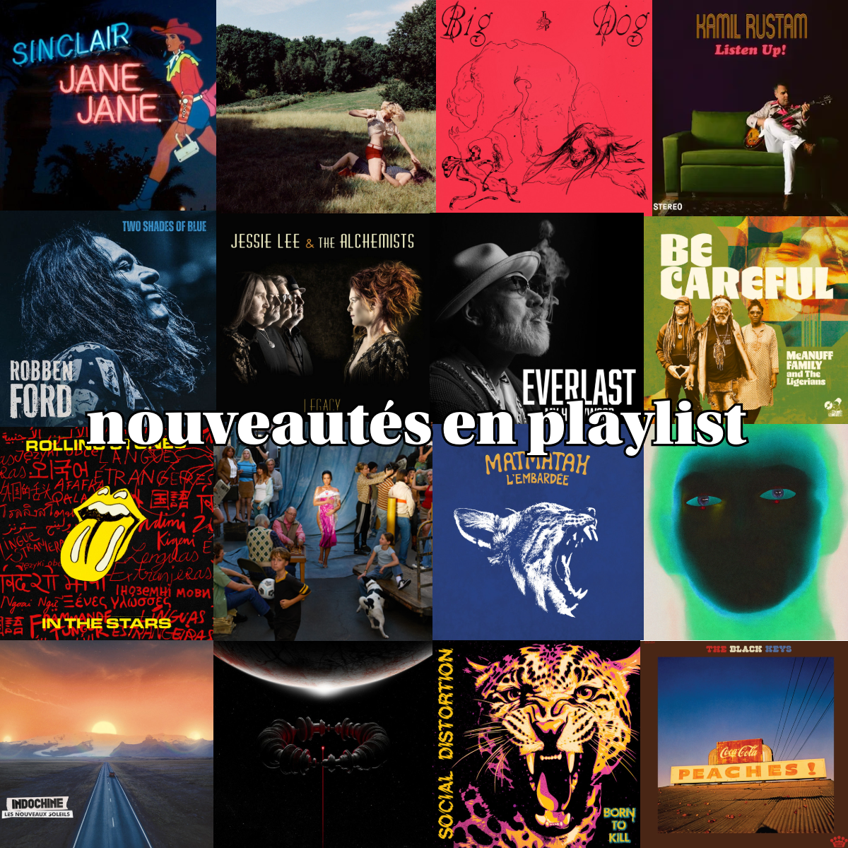 Quelques unes des nouveautés à écouter sur Zicline