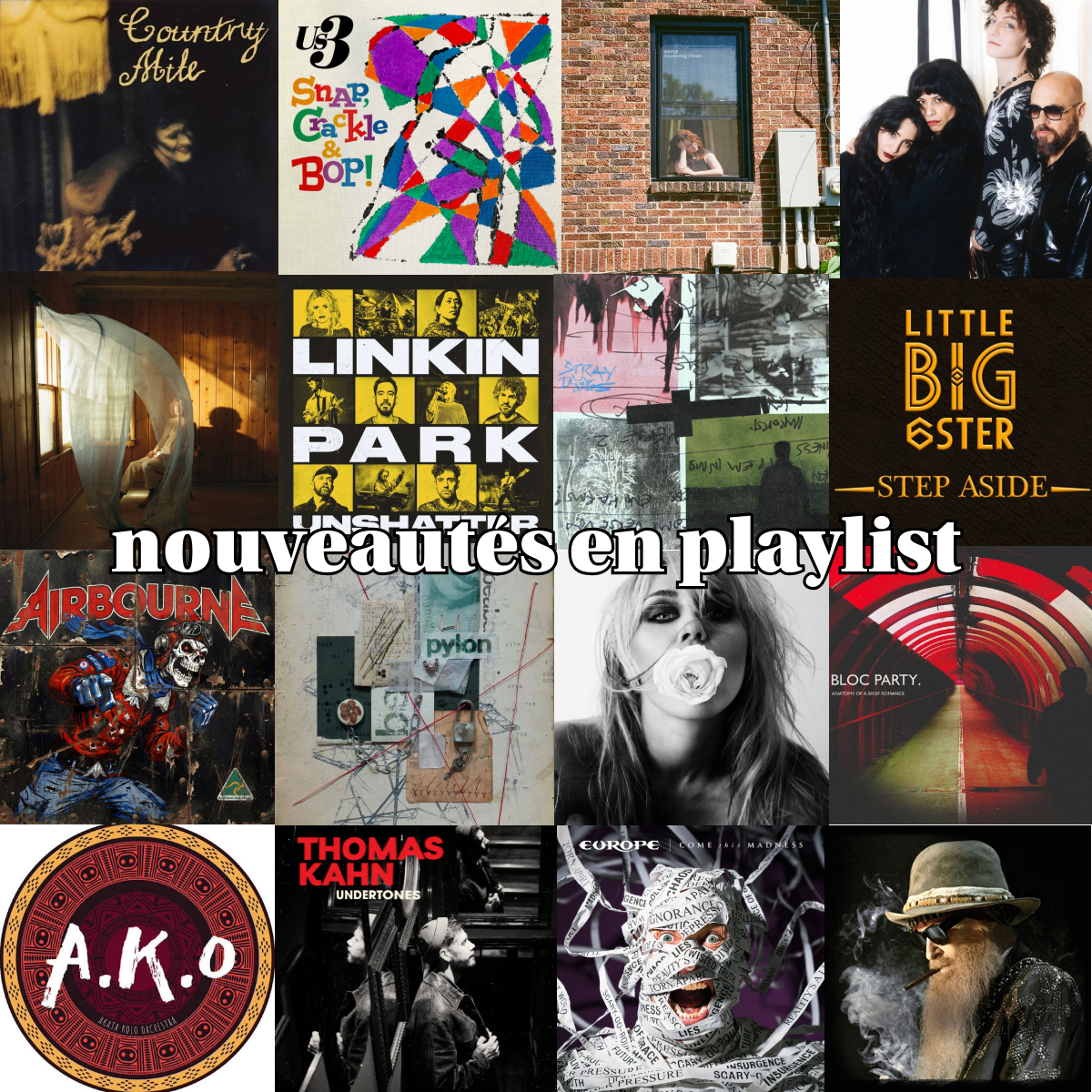 Quelques unes des nouveautés à écouter sur Zicline