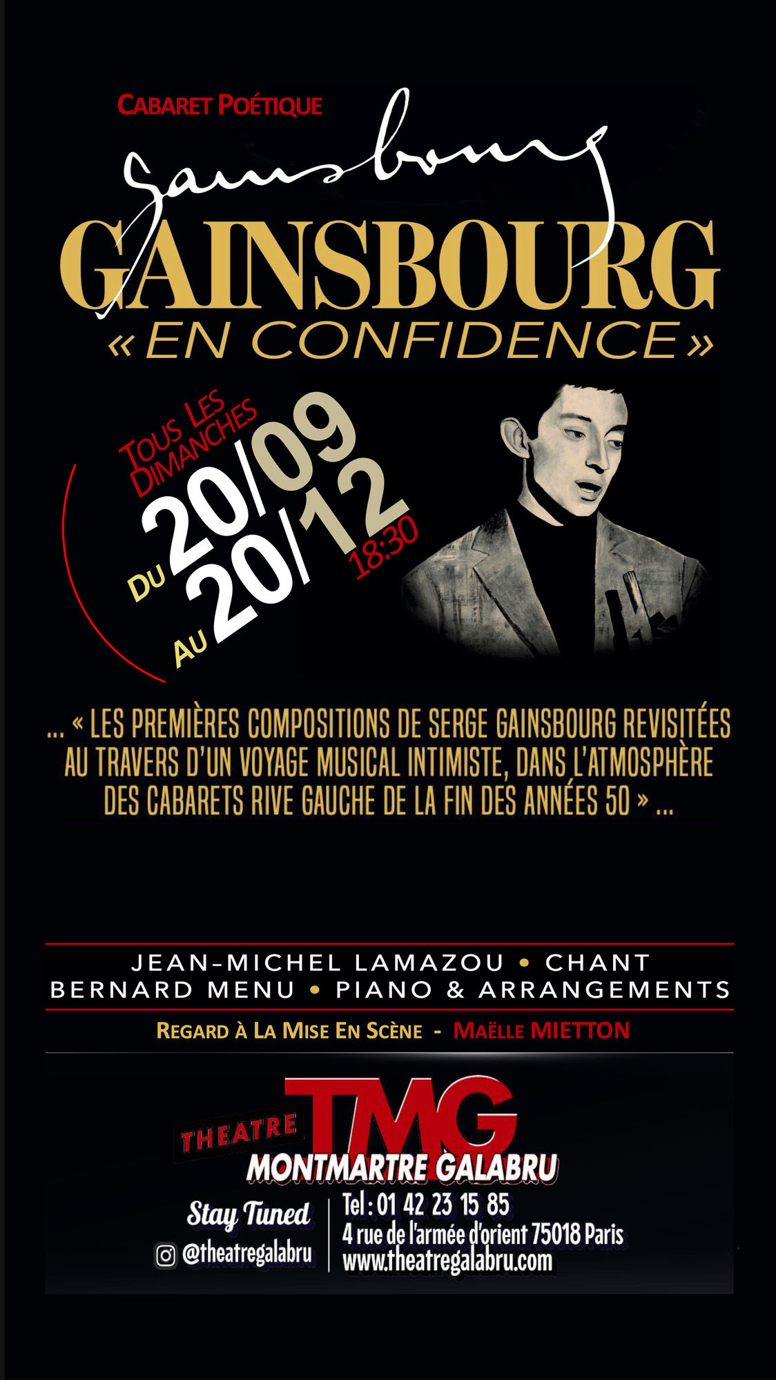 gainsbourg Gainsbourg en confidence : gagnez vos invitations